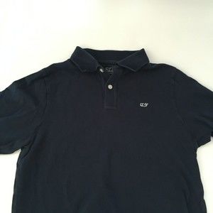 Vineyard Vines Boys Size XL Classic Pique Cotton Polo Navy Whale